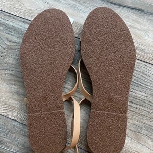 NEW Madewell Boardwalk Anklet Strap Sandal